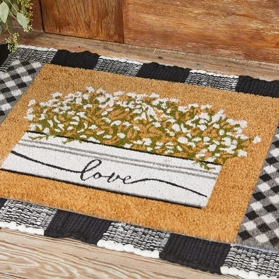 Park Designs Bouquet Of Grace Doormat 1'6''x2'6'' 3 Park Designs Bouquet Of Grace Doormat 1'6''x2'6''