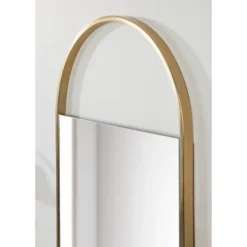 16" X 48" Nobles Framed Capsule Decorative Wall Mirror Gold - Kate & Laurel All Things Decor 11 16" X 48" Nobles Framed Capsule Decorative Wall Mirror Gold - Kate & Laurel All Things Decor -Finest Home Decoration GUEST cda26493 acab 40f7 8793 eff49f1d09d6