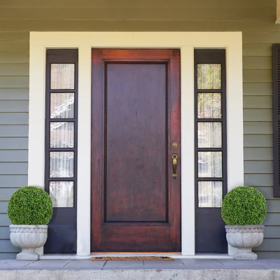 Northlight 19" Two Tone Green Artificial Boxwood Topiary Ball 3 Northlight 19" Two Tone Green Artificial Boxwood Topiary Ball