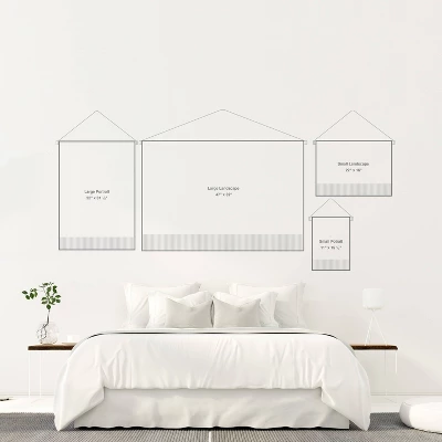 Schatzi Brown Mila Stripe Multi Wall Hanging Portrait Pink - Deny Designs 6 Schatzi Brown Mila Stripe Multi Wall Hanging Portrait Pink - Deny Designs - Image 4