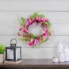 Northlight Geranium And Berry Artificial Spring Floral Wreath, Pink - 18-Inch 2 Northlight Geranium And Berry Artificial Spring Floral Wreath, Pink - 18-Inch -Finest Home Decoration GUEST d19e8da9 4137 4b46 a5c2 f9d4368a3a97