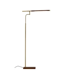 50.5" X 62.5" 3-way Barrett Floor Lamp (Includes LED Light Bulb) Brass - Adesso -Finest Home Decoration GUEST d254fca3 0de4 4586 be66 87288e61d140