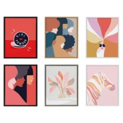 18" X 24" Sylvie We Persist Earthy Framed Canvas Wall Art By Dominique Vari Natural - Kate And Laurel -Finest Home Decoration GUEST d2f059e1 6300 4222 8c80 a736f0684b7e