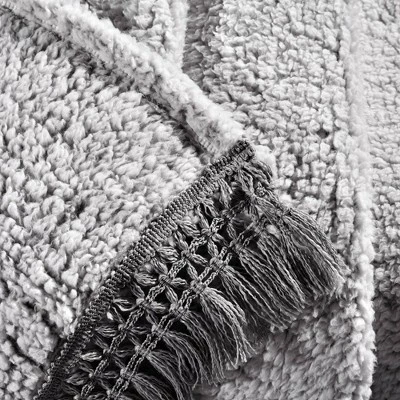 50"x60" Faux Shearling With Tassel And Fringe Throw Blanket - Lush Décor 5 50"x60" Faux Shearling With Tassel And Fringe Throw Blanket - Lush Décor - Image 3