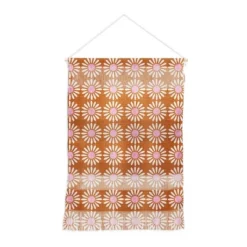 Schatzi Brown Retro Jumbo Daisy Fiber Wall Hanging Orange - Deny Designs -Finest Home Decoration GUEST d35e494b 0777 4ae6 a256 dbca4a070b3f