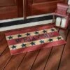 Park Designs Welcome Americana Doormat - Red 1'6''x2'6'' -Finest Home Decoration GUEST d369db29 c6e4 446c 8758 c6486fcb8241