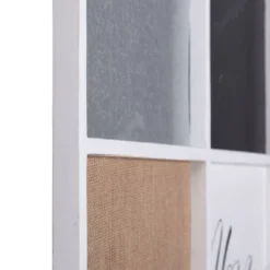 Multi-Functional Wall Memo Board With Chalkboard Corkboard And Galvanized Metal White - StyleCraft -Finest Home Decoration GUEST d4f41839 322a 4ffb a0d0 950557552292