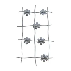 Flower Gray Metal Wall Art - Foreside Home & Garden -Finest Home Decoration GUEST d7691d5c dcf9 44fd af14 e629bc60598e