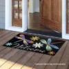 Colorful Dragonflies Spring Natural Fiber Coir Doormat 30" X 18" Briarwood Lane