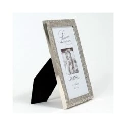 Lawrence Frames 710846 Shimmer Silver Metal 6.54" X 4.57" Picture Frame