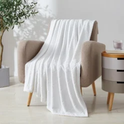 Kate Aurora Ultra Plush Contemporary Geometric Hypoellergenic Accent Throw Blanket - 50 In. W X 60 In. L -Finest Home Decoration GUEST d7eb4a49 44e3 472e bd21 6d0c04a4d656