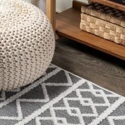 Aylan High-Low Pile Knotted Trellis Geometric Indoor/Outdoor Area Rug - JONATHAN Y 11 Aylan High-Low Pile Knotted Trellis Geometric Indoor/Outdoor Area Rug - JONATHAN Y -Finest Home Decoration GUEST da528af7 36cd 4ac3 bcf3 b5b2e766c6e6