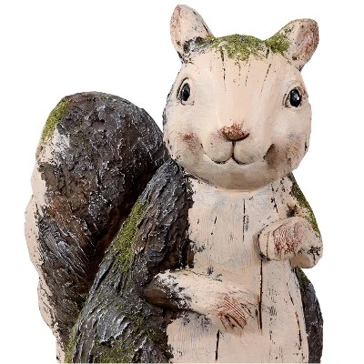Sunnydaze Decor Sunnydaze Silas The Woodland Squirrel Statue - Indoor/Outdoor Decorative Figurine - 13.5" 4 Sunnydaze Decor Sunnydaze Silas The Woodland Squirrel Statue - Indoor/Outdoor Decorative Figurine - 13.5" - Image 2
