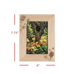 4x6 Inches Natural Wood & Glass Photo Frame - Foreside Home & Garden -Finest Home Decoration GUEST db786796 9731 4f94 8eb8 8fb526fb4ed1
