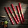 Cranberry Timber Tapers - Set Of 12 -Finest Home Decoration GUEST dc9dc794 b6b6 4457 9e03 38b0f436a3fc
