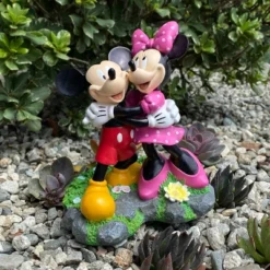 Disney 12" Mickey And Minnie Mouse Hugging Resin Statue -Finest Home Decoration GUEST dce9ac5a f516 4ff8 80f0 294667ac5efc