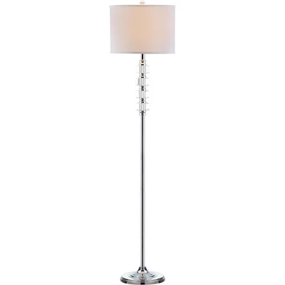 60" Lombard Street Floor Lamp Clear/Chrome (Includes CFL Light Bulb) - Safavieh 5 60" Lombard Street Floor Lamp Clear/Chrome (Includes CFL Light Bulb) - Safavieh - Image 3