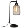Industrial Mesh Desk Lamp Matte Black - Lalia Home -Finest Home Decoration GUEST dd6b2ce6 983c 4b87 ad20 2e1fbd21e9fd