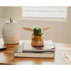 Silver Buffalo Star Wars: The Mandalorian Grogu Ceramic 4 Inch Mini Planter With Artificial Succulent 10 Silver Buffalo Star Wars: The Mandalorian Grogu Ceramic 4 Inch Mini Planter With Artificial Succulent -Finest Home Decoration GUEST de73e8f7 c652 40fb a662 60a793e4187d