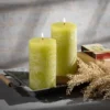 Green Grape Pillar Candles - Set Of 2 -Finest Home Decoration GUEST de75e669 5a1d 45dc 8b67 0be108444a93