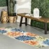 NuLOOM Rosana Floral Machine Washable Indoor/Outdoor Area Rug -Finest Home Decoration GUEST ded201c2 56a6 4e36 a98e 5c58a0e83530
