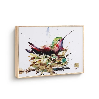 DEMDACO Hummingbird In Nest Wall Art 12 X 8 - Multi 3 DEMDACO Hummingbird In Nest Wall Art 12 X 8 - Multi