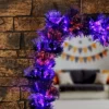 National Tree Company 9 Ft. Black Fiber Optic Garland With Purple And Orange Lights -Finest Home Decoration GUEST e03f1041 6807 4da9 b0c8 99062c7a54a4
