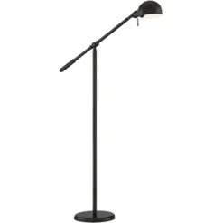 360 Lighting Dawson Traditional Pharmacy Floor Lamp 55" Tall Dark Bronze Metal Adjustable Boom Arm Dome Head For Living Room Reading Bedroom -Finest Home Decoration GUEST e05aff52 04cf 47df a8ec 64f1e09a9199