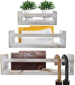 Sorbus Rustic Wooden Floating Shelves Set Of 3 Gray 11 Sorbus Rustic Wooden Floating Shelves Set Of 3 Gray -Finest Home Decoration GUEST e096e925 1c1b 4613 bbbe 1189e105c667