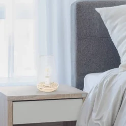 Wired Mesh Uplight Table Lamp White - Simple Designs -Finest Home Decoration GUEST e0b7a800 51a8 42c5 889f 810aa02ba5e7