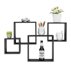 28.35" X 18" Blocchetto Intersecting Cubes Wall Shelf Unit - Danya B. -Finest Home Decoration GUEST e0edf74a b0a3 4579 8f7c 21b45a966d7b
