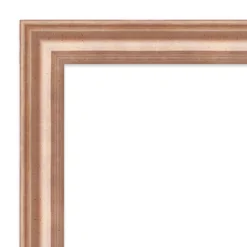 31" X 25" Non-Beveled Harmony Rose Gold Wood Wall Mirror - Amanti Art -Finest Home Decoration GUEST e1abb3ba 4420 4904 af55 396bc1cb71cd 1