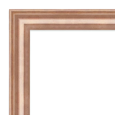 41" X 30" Non-Beveled Harmony Rose Gold Wood Wall Mirror - Amanti Art 4 41" X 30" Non-Beveled Harmony Rose Gold Wood Wall Mirror - Amanti Art - Image 2