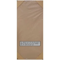 30" X 66" Non-Beveled Bridge Black Wood Full Length Floor Leaner Mirror - Amanti Art -Finest Home Decoration GUEST e24b4c17 0c31 4932 bb53 7e33a04a84af