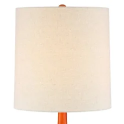 360 Lighting Andi Modern Mid Century Table Lamps 24 1/2" High Set Of 2 Hammered Brown Ceramic Red Oak Off White Shade For Bedroom Living Room Desk 9 360 Lighting Andi Modern Mid Century Table Lamps 24 1/2" High Set Of 2 Hammered Brown Ceramic Red Oak Off White Shade For Bedroom Living Room Desk -Finest Home Decoration GUEST e442a153 5440 47fd 85e5 34327ee5ac37