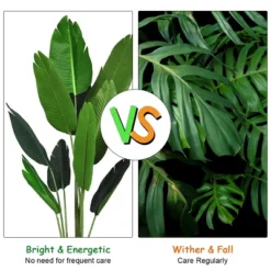 Costway 5.3 FT Artificial Tropical Palm Tree Green Indoor-Outdoor Home Decorative Planter -Finest Home Decoration GUEST e5981cdd d173 4361 a508 376169ea1818