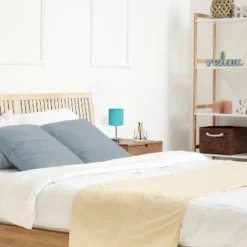 11.81" Traditional Petite Metal Stick Bedside Table Desk Lamp In Chrome With Fabric Shade Blue - Creekwood Home 10 11.81" Traditional Petite Metal Stick Bedside Table Desk Lamp In Chrome With Fabric Shade Blue - Creekwood Home -Finest Home Decoration GUEST e5df67fb fc88 44a4 9591 5e3293634cfc