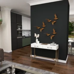 12" Modern Acrylic And Iron Tic Tac Toe Set - Olivia & May -Finest Home Decoration GUEST e64f4592 46fb 4a53 9345 2d240a58d7b7