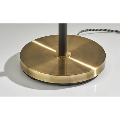 Casey Tree Lamp Black/White/Brass - Adesso 8 Casey Tree Lamp Black/White/Brass - Adesso - Image 6