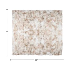 Lavish Home 60x80 Jacquard Faux Fur Blanket -Finest Home Decoration GUEST e765adba c8db 4a15 9c88 dc37d955ccaf
