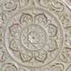 Lara Antique Wooden Wall Mandala Plaque Gray - StyleCraft