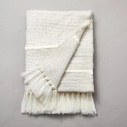 Heathered Stripe Woven Throw Blanket - Hearth & Hand™ With Magnolia -Finest Home Decoration GUEST e8ea1114 2902 4a51 958f f35475e1447e