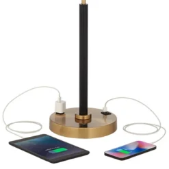 Possini Euro Design Possini Euro Carlyle USB Port And Outlet Modern Desk Lamps Set Of 2 -Finest Home Decoration GUEST e9a786dd 1b21 43a4 bd87 0148cad99c9f