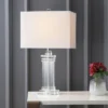 26.5" Crystal Ophelia Table Lamp (Includes LED Light Bulb) Clear - JONATHAN Y -Finest Home Decoration GUEST ea4a9301 1568 45a4 a07a 30c3811ac24f