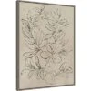 22" X 30" Outlined Leaves I By Asia Jensen Framed Canvas Wall Art Gray Wash - Amanti Art -Finest Home Decoration GUEST ec4e0ca3 9600 4ab4 80e8 1266523fe05d