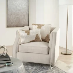 Sofia Beaded Pleated Velvet Throw Pillow - Mina Victory -Finest Home Decoration GUEST ec507d3f 0d3e 451a 86f7 783133a2e0fe