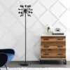 63" Metal Sputnik Floor Lamp (Includes LED Light Bulb) Black - Jonathan Y -Finest Home Decoration GUEST ecf62a98 304f 4e3e b322 4d2cfe4987ad