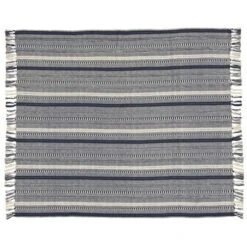 Mina Victory Life Styles Stonewash Braided 50"x60" Indoor Throw Blanket -Finest Home Decoration GUEST edad499d 278e 478e 9bbd 203493b8aa05