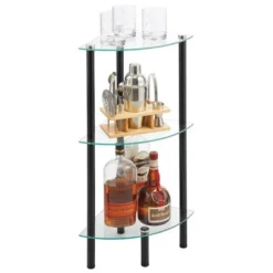 MDesign Glass/Metal Household Corner Organizer Shelf 31 MDesign Glass/Metal Household Corner Organizer Shelf -Finest Home Decoration GUEST ef504d28 3a82 44e3 8898 c0636ed5b0e1