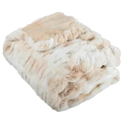 Lavish Home 60x80 Jacquard Faux Fur Blanket -Finest Home Decoration GUEST ef7505b0 90c5 4b0e 8fc7 163014bb9146